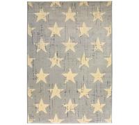 Creation Collection Star Design Modern Rug - 18209 THE RUGS Grey 80cm x 150cm