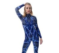 creation de hanninger gmbh & co. kg 97796210412.S cyborg costume, Blue