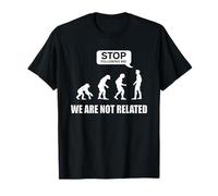 Creation Humor: We are Not Related T-Shirt