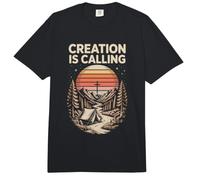 Creation is Calling Christian Mountain Camping Comfort Colors Adult Heavyweight T-Shirt