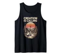 Creation is Calling Christian Mountain Camping Tank Top