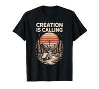 Creation is Calling Christian Mountain Camping Value Graphic T-Shirt