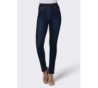 Creation L Pull-On Slim Leg Jeans Dark Blue