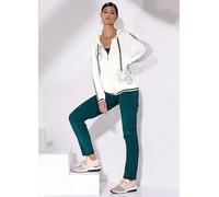 Creation L Shaped Waistband Trousers Petrol
