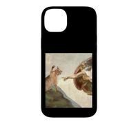 Creation Of Cat Renaissance Art Parody Fresco Case for iPhone 14 Plus
