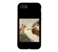 Creation Of Cat Renaissance Art Parody Fresco Case for iPhone SE (2020) / 7/8
