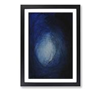 Creation of The World Vol.13 by Mikalojus Konstantinas Framed Print | A2 Black Framed Wall Art | Ready to Hang | Modern Map Picture | Living Room Bedroom Lounge Office