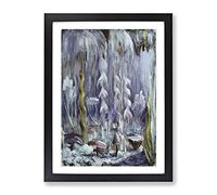 Creation Of The World Vol.9 By Mikalojus Konstantinas Classic Painting Framed Print | A3 Black Framed Wall Art | Ready to Hang | Classic Map Picture | Living Room Bedroom Lounge Office