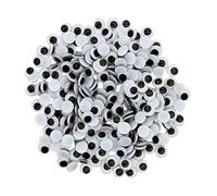 Creation Station 10 mm Wiggle Eyes, Black