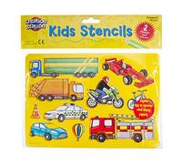 Creation Station HN13001 Transport Stencils, Pack of 2, Yellow