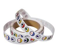 Creation Stations CT1331 1,000 Peel & Stick Eyes, Coloured, Printed on a roll, Asst, One Size