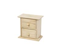 Creativ 1-Piece Wooden Chest of Drawers with 2-Drawer