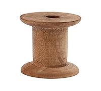 Creativ 100263 30 mm Core 10-Piece Wooden Spool 70 mm Hole Size 10 mm, Brown