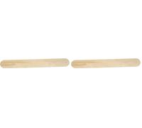 Creativ 100263 Extra Long and Wide Ice Lolly Sticks, Long, Thick, L: 20 cm, W: 25 mm, Birch, 15pcs, Wood (Pack of 2)