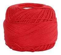 Creativ 100263 Mercerised Cotton Yarn, Red, 20 g, Approx 125m