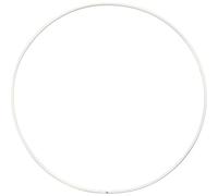 Creativ 100263 Metal Craft Rings, D: 15 cm, Circle, 10 Pieces, White