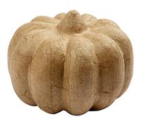 Creativ 100263 Paper Mache Pumpkin 9 x 13 cm, brown