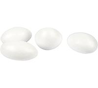 CREATIV 100263 Polystyrene Eggs, H: 10 cm, 25 pcs