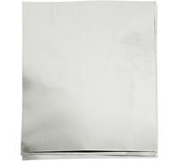 Creativ 22091 15 x 21 cm 0.9 mm 10-Piece Stamping Foil Thickness, Silver