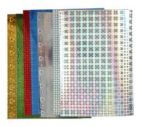 Creativ 449470 Holographic Paper, A4 21x30 cm, 120 g, 8asstd Sheets