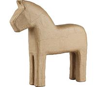 Creativ 510710 24.5 cm Papier Mache Horse, Beige
