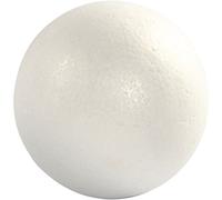 Creativ 54314 14.8 cm Polystyrene Balls, White