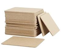 Creativ 55761 Coaster, size 10x10 cm, thickness 3 cm, MDF, 50pcs, Wood