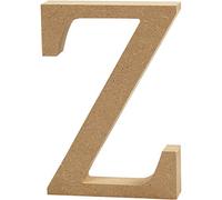 Creativ 56335 "Z" MDF Letter, Brown, 13 x 2 cm