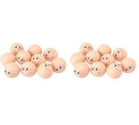 Creativ 57099 Smiley Balls, D: 30 mm, Wood, 10pcs (Pack of 2)