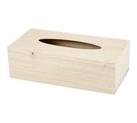 Creativ 575700 27 x 14 x 8 cm 1-Piece Wooden Large Tissue Box Holder