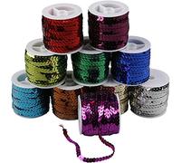 Creativ 6 mm 10 x 10 m Sequin Ribbon Assortment