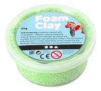 Creativ 78927 50 g Foam Clay, Neon Green