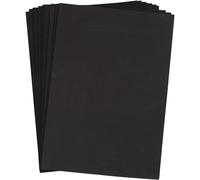 Creativ 79034 EVA Foam Sheets, Black, 10 Sheets, A4 21x30 cm, Thickness 2 mm