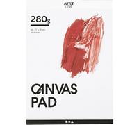 Creativ Canvas Block - A4, 280g - Primed & Bleached - Ideal for Acrylic & Oil Paint, White