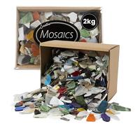 Creativ Company 55527 Mosaic, Size 8 - 20 mm, Assorted Colours, 2 kg