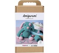 Creativ Company Amigurumi DIY haakset (puppy - pastelroze, donkerturquoise) Pupp