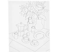 Creativ Company Canvas Canvas Breakfast Table 24 x 30 cm Creative Base