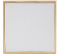 Creativ Company CC Canvas Panel with Frame 15.7x15.7cm 280g White 10 Pieces
