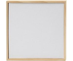 Creativ Company CC Canvas Panel with Frame 15.7x15.7cm 280g White 10 Pieces