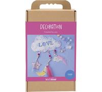 Creativ Company CC Hobby Set Decoration Cloud, Moon and Star Glitter/Pastel Colors