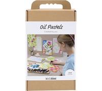 Creativ Company CC Mini Hobby Set Oil Pastel Flowers 24 colors