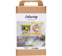Creativ Company Craft Kit Colouring, Paint by numbers, acrylic paint, 1 pack in White Creativ Company White 1 Pack