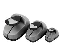 Creativ Company Craft Punch Set, heart, size 25+49+75 mm, 3 pc | Size: 1 Pack Creativ Company Multicolor 1 Pack