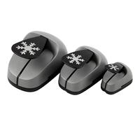 Creativ Company Craft Punch Set, ice crystal, size 25+49+75 mm, 3 pc | Size: 1 Pack Creativ Company Multicolor 1 Pack