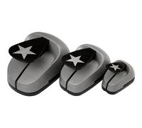Creativ Company Craft Punch Set, star, size 25+49+75 mm, 3 pc | Size: 1 Pack Creativ Company Multicolor 1 Pack