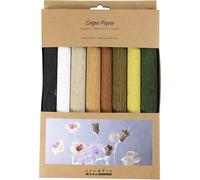 Creativ Company Crepe Paper Craft Material 8 Sheets Multicoloured Decoration