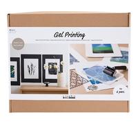 Creativ Company Group Craft Kit Gel Printing, 1 pack in White Creativ Company White 1 Pack