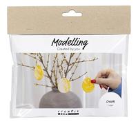 Creativ Company modeling clay mini hobby set egg pastel colors light yellow