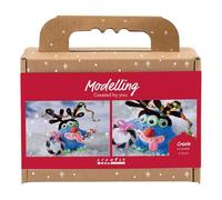 Creativ Company Modelling Set Reindeer Monster Christmas Craft Set Children
