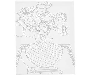Creativ Company Painting Canvas Boeket 24 x 30 cm - Creative Toy